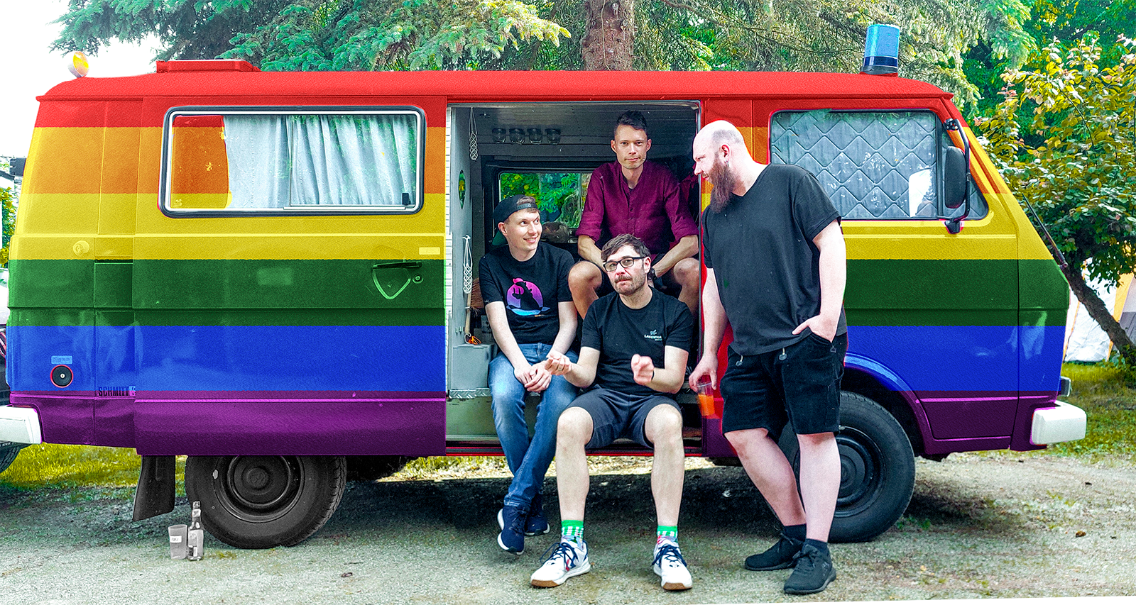 Jasper, Tobi, Commander, Bernd, Felix